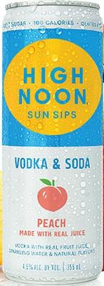 High Noon - Peach Vodka & Soda (4 pack 355ml cans) (4 pack 355ml cans)