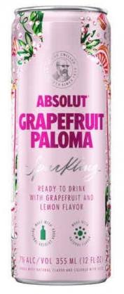 Absolut - Grapefruit Paloma Sparkling NV (4 pack bottles) (4 pack bottles)