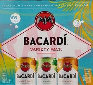 Bacardi - Variety Pack (6 pack 355ml cans) (6 pack 355ml cans)
