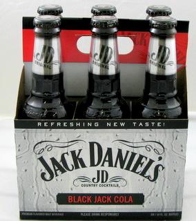 Jack Daniels - Blackjack Cola (6 pack 12oz bottles) (6 pack 12oz bottles)