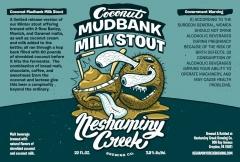 Neshaminy Creek Brewing Company - Mudbank Milk Stout (12 pack 12oz cans) (12 pack 12oz cans)